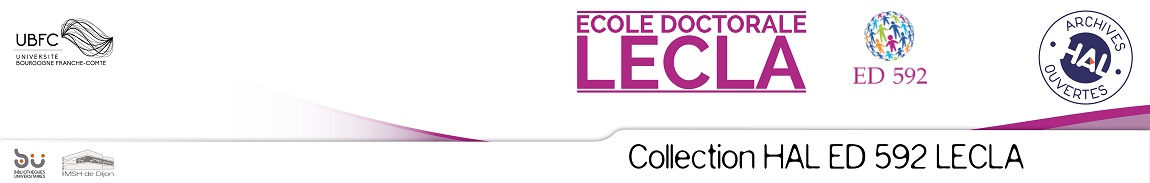 Collection HAL Ecole Doctorale 592 LECLA